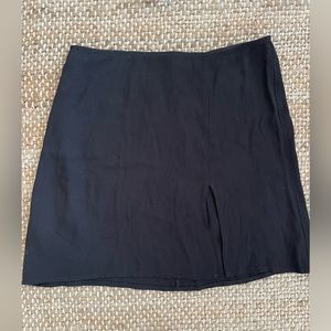 Reformation Margo Skirt Black